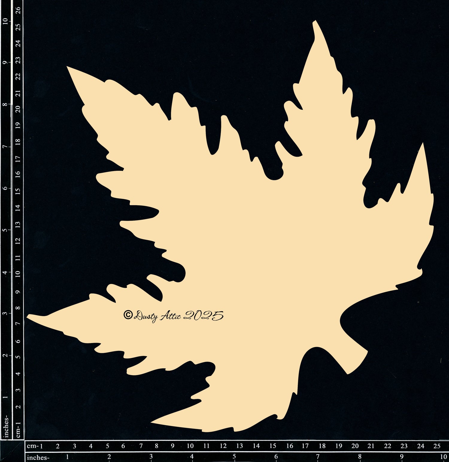 MDF Art Base #5 - Leaf