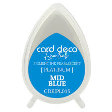 Card Deco Ink - Mid Blue Platinum