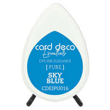 Card Deco Ink - Sky Blue