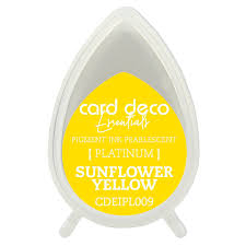 Card Deco Ink - Sunflower Yellow Platinum
