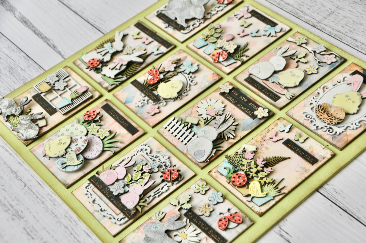 Designer Kit # 245 - Easter ATC Board image 3