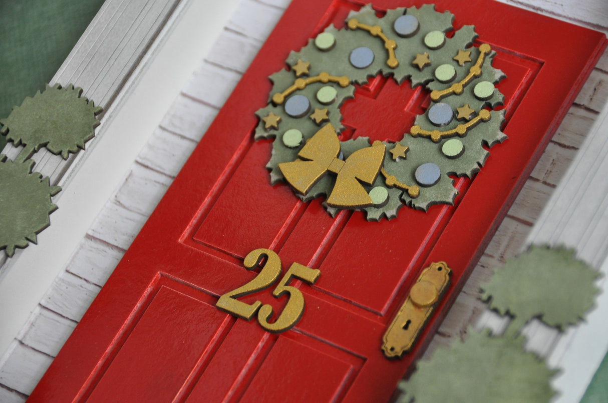 Designer Kit Seasons Greetings - Front Door with Shadow Box image 2