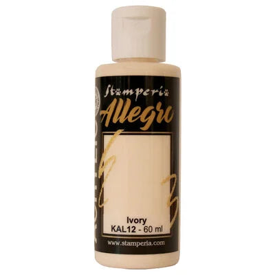 Stamperia Allegro Paint 60ml - Ivory image 0