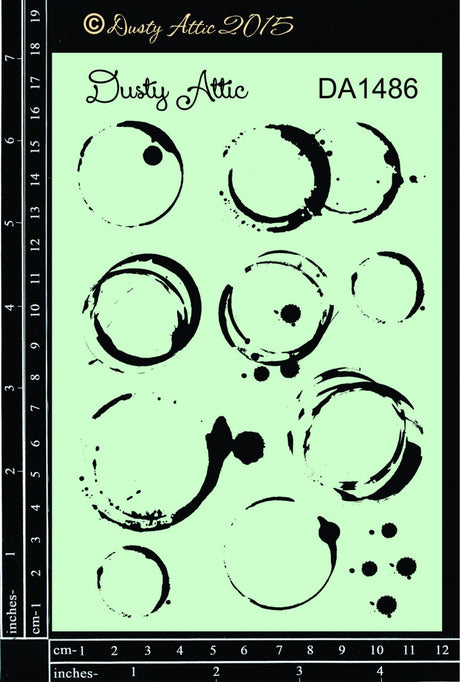 Glass Stains Stencil image 0