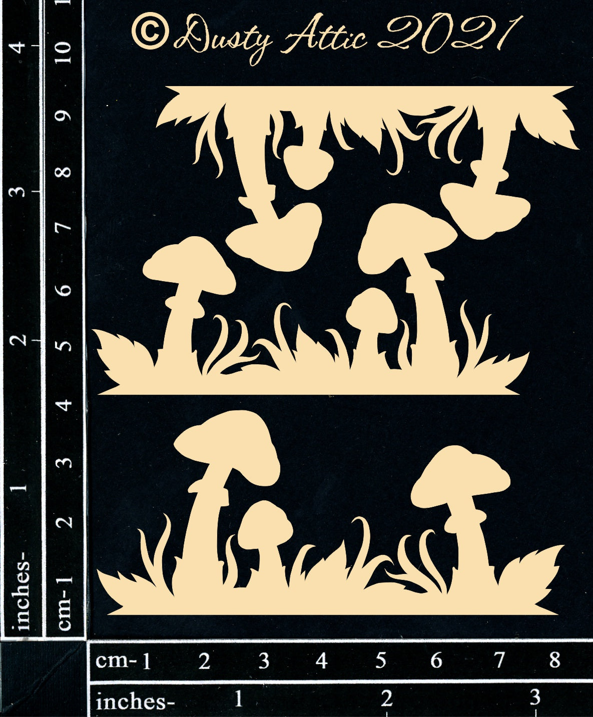 Mini Toadstool Border image 0