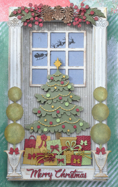 Designer Kit Merry Christmas - Christmas Tree with Shadow Box image 1