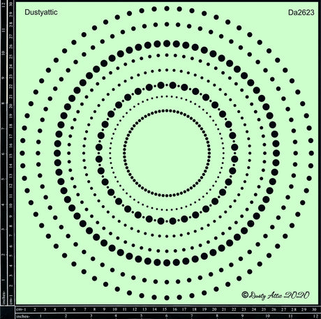 Circle Dot Stencil Large 12" image 0