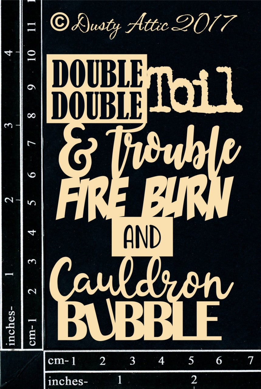 Double Double toil and trouble... image 0