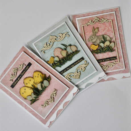 Card Sentiments #6 - Easter (Black) image 1