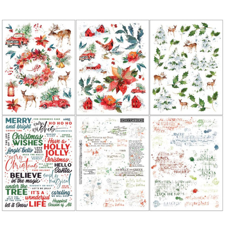 ARToptions Holiday Wishes 6x8 Rubons image 0