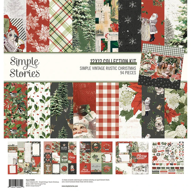 Simple Stories Rustic Christmas 12" Collection Kit image 0