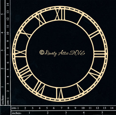 Skeleton Clock Face 6x6 image 0