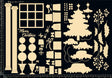 Designer Kit Merry Christmas - Christmas Tree with Shadow Box image 0