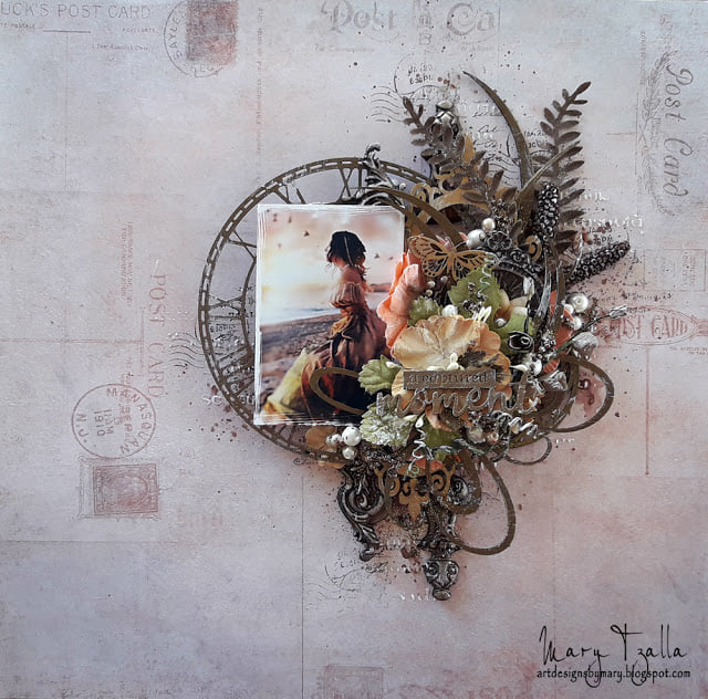 Skeleton Clock Face 6x6 image 1