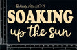 Soaking Up The Sun image 0