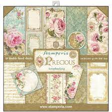 Stamperia Scrapbooking Pad 12" - Precious image 0