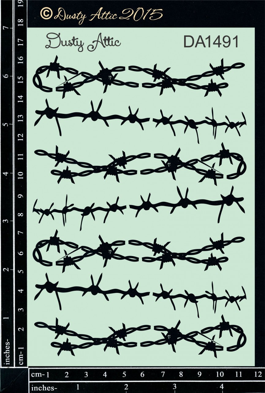 Barbwire Stencil image 0