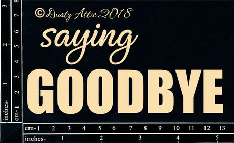 Saying Goodbye image 0