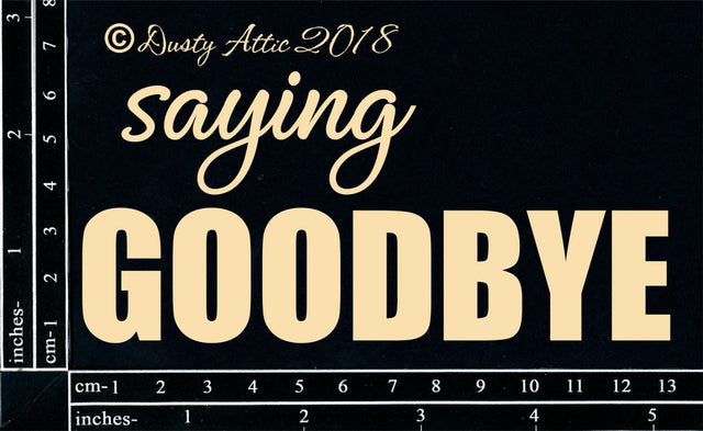 Saying Goodbye image 0