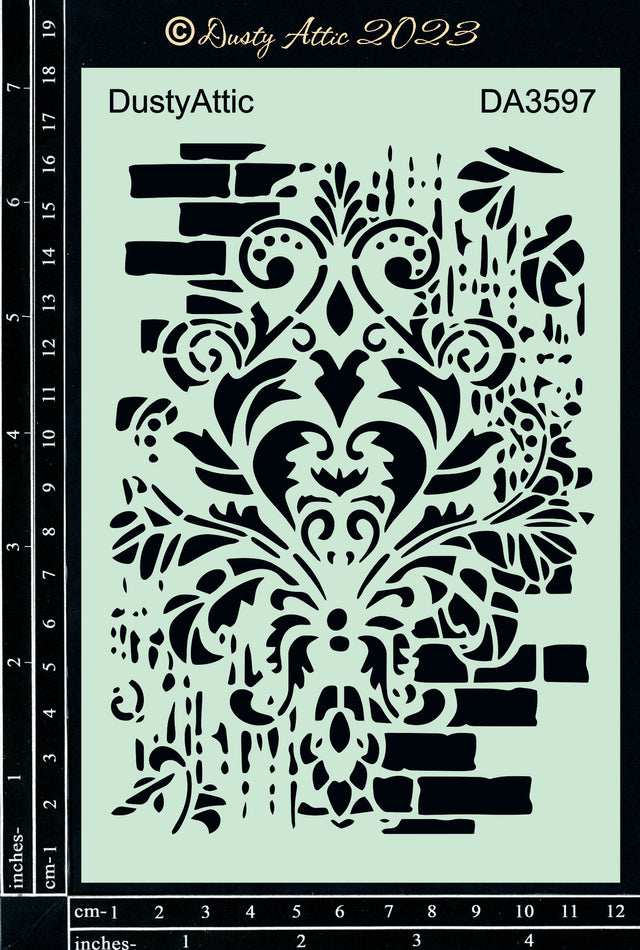 Damask Stencil #4 image 0