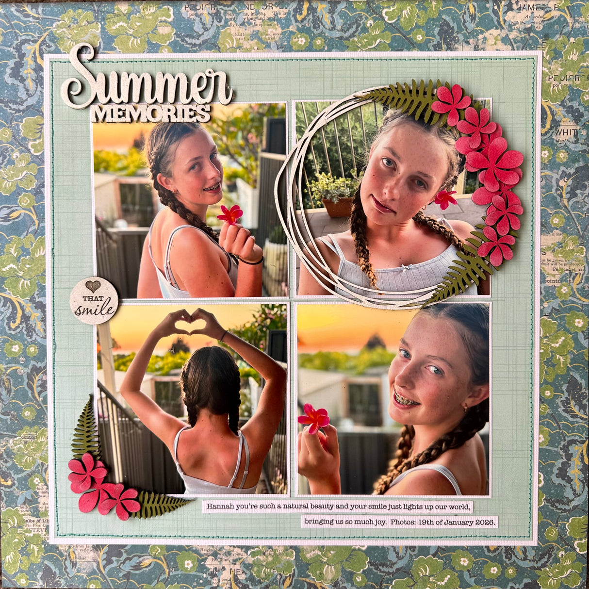 Designer Scrapbooking Kit - Summer Memories