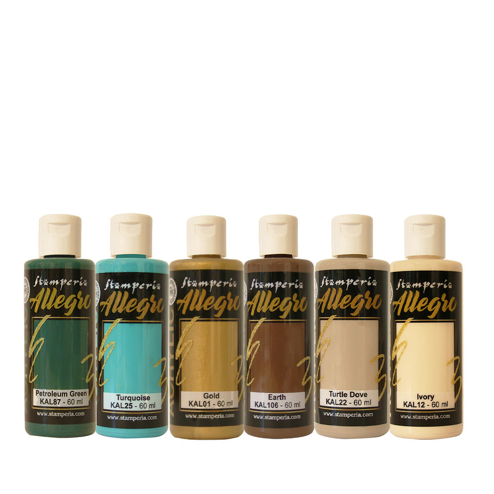 Stamperia Allegro Paint Set of 6 - Masquerade