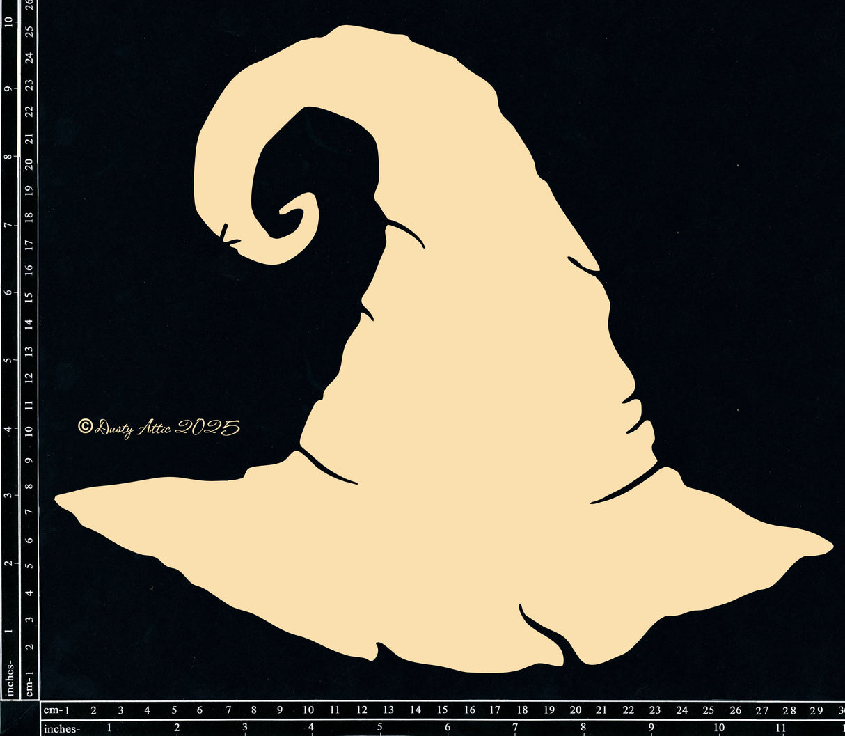 MDF Art Base #1 - Witches Hat