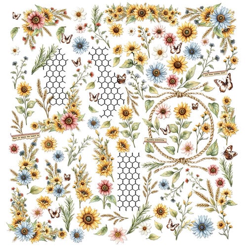 49 and Market Lasercut Wildflowers  - Whispering way