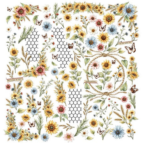 49 and Market Lasercut Wildflowers  - Whispering way