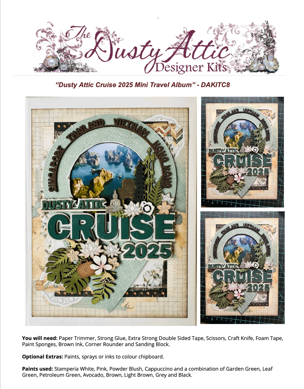 Designer Kit #C8 - Cruise Mini Album