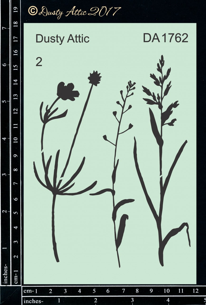 Wildflowers #2 Stencil image 0