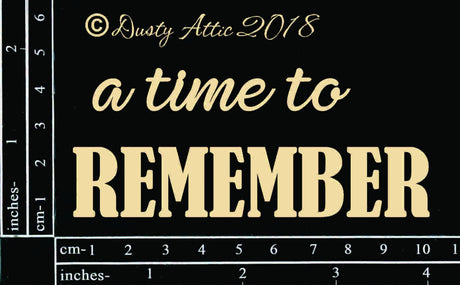A Time To Remember image 0