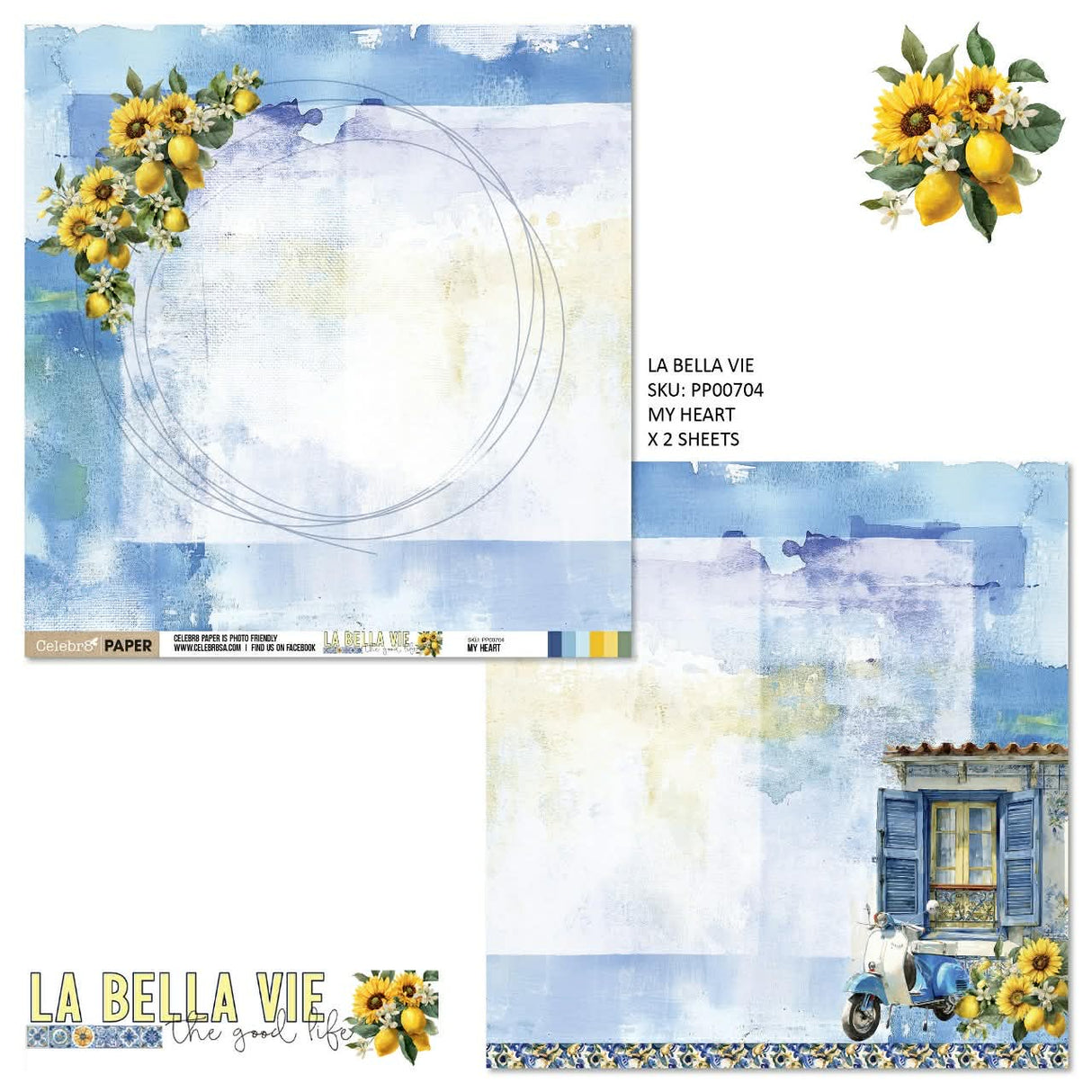 Celebr8 12" Paper Pack - La Bella Vie