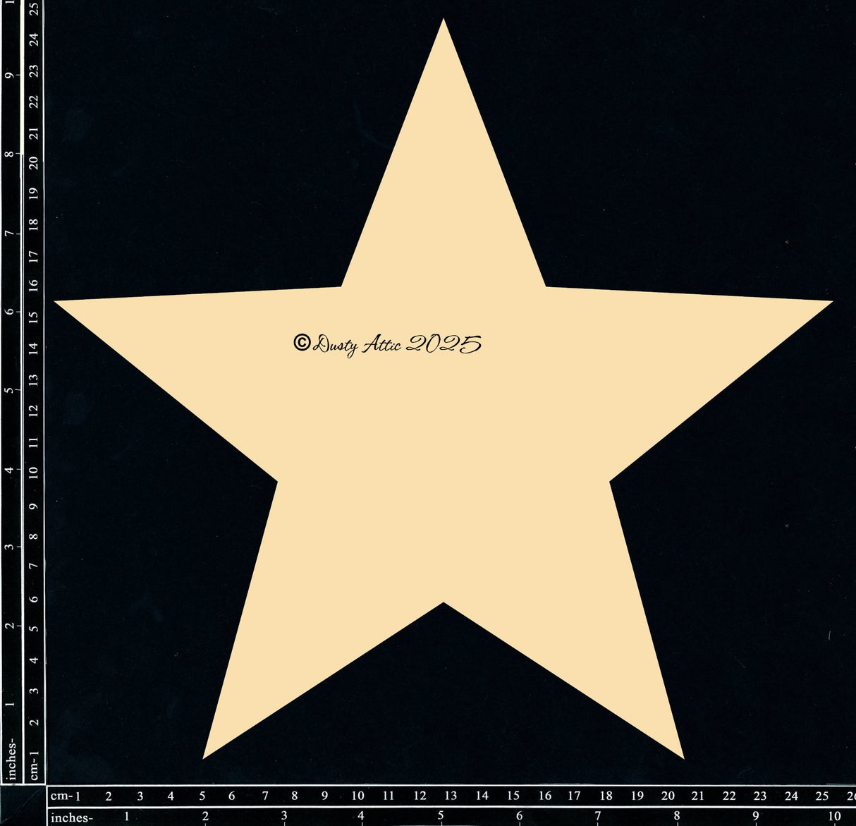 MDF Art Base #10 - Star