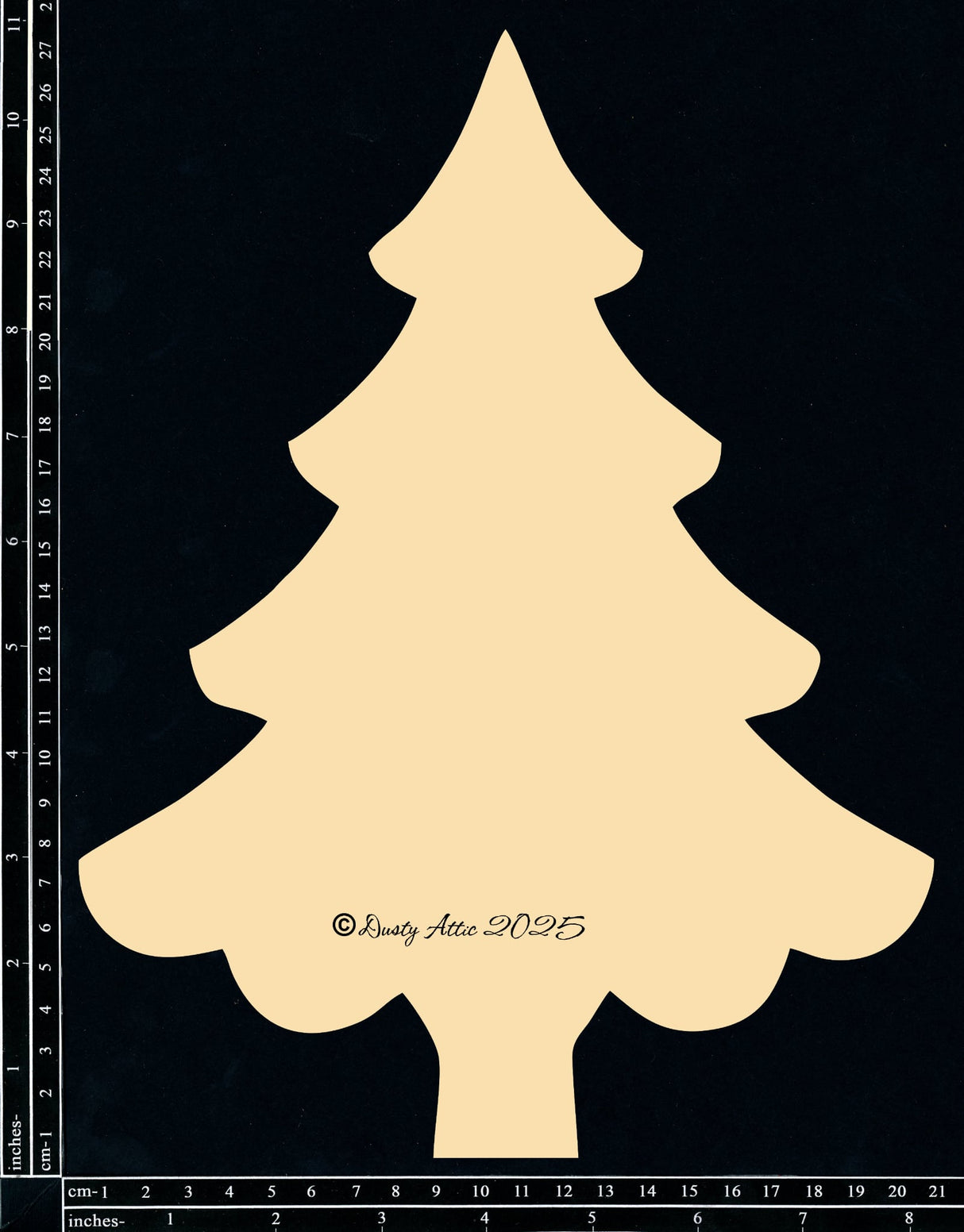 MDF Art Base #12 - Christmas Tree