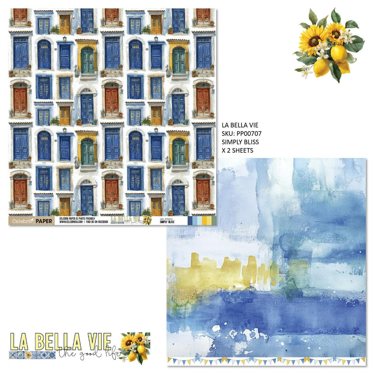 Celebr8 12" Paper Pack - La Bella Vie