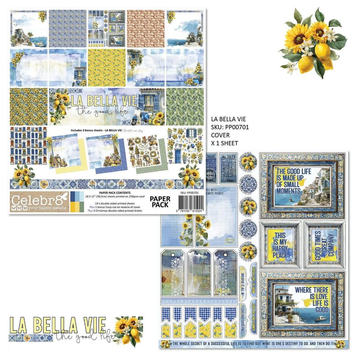 Celebr8 12" Paper Pack - La Bella Vie