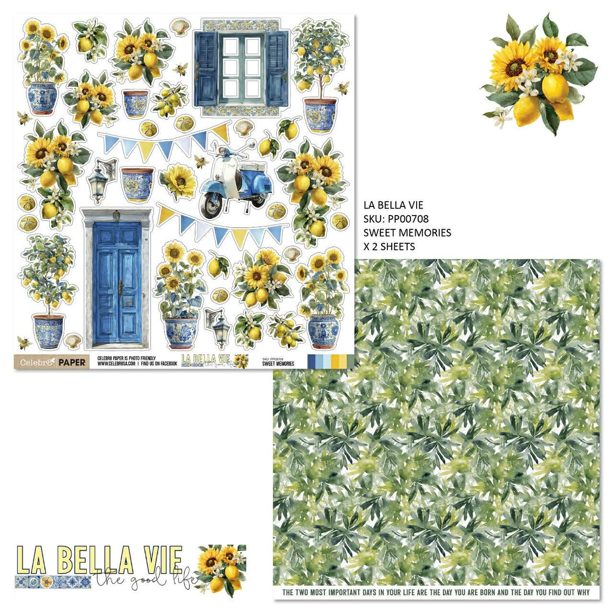 Celebr8 12" Paper Pack - La Bella Vie