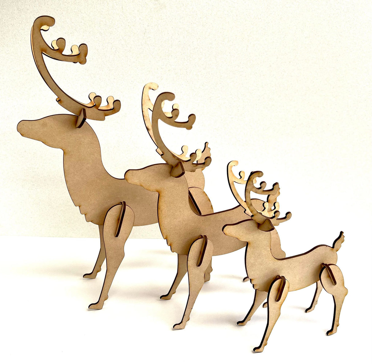 MDF Reindeer trio image 1