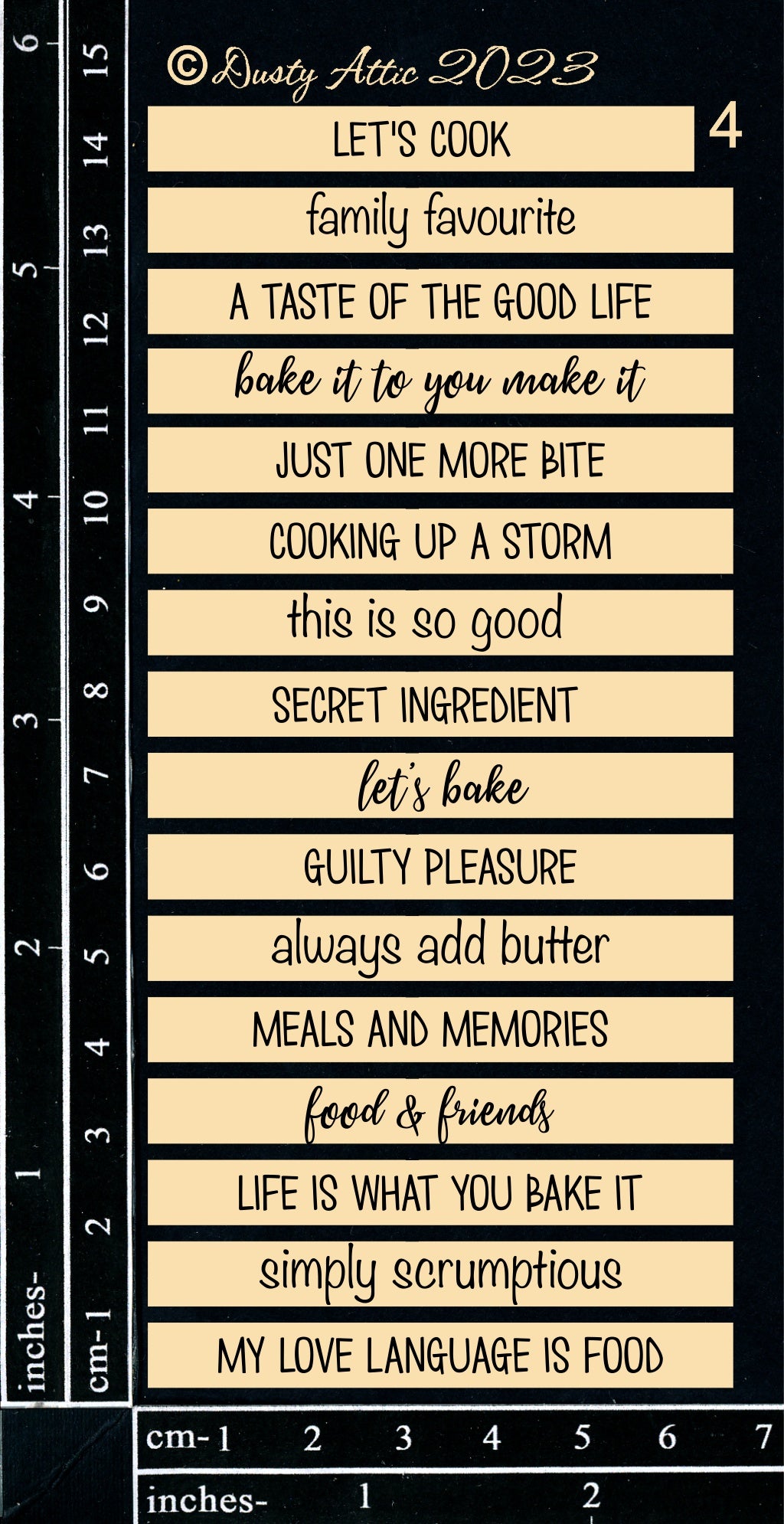 Word Strips #4 image 0