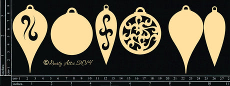 Christmas Ornaments Large - 6pk image 0