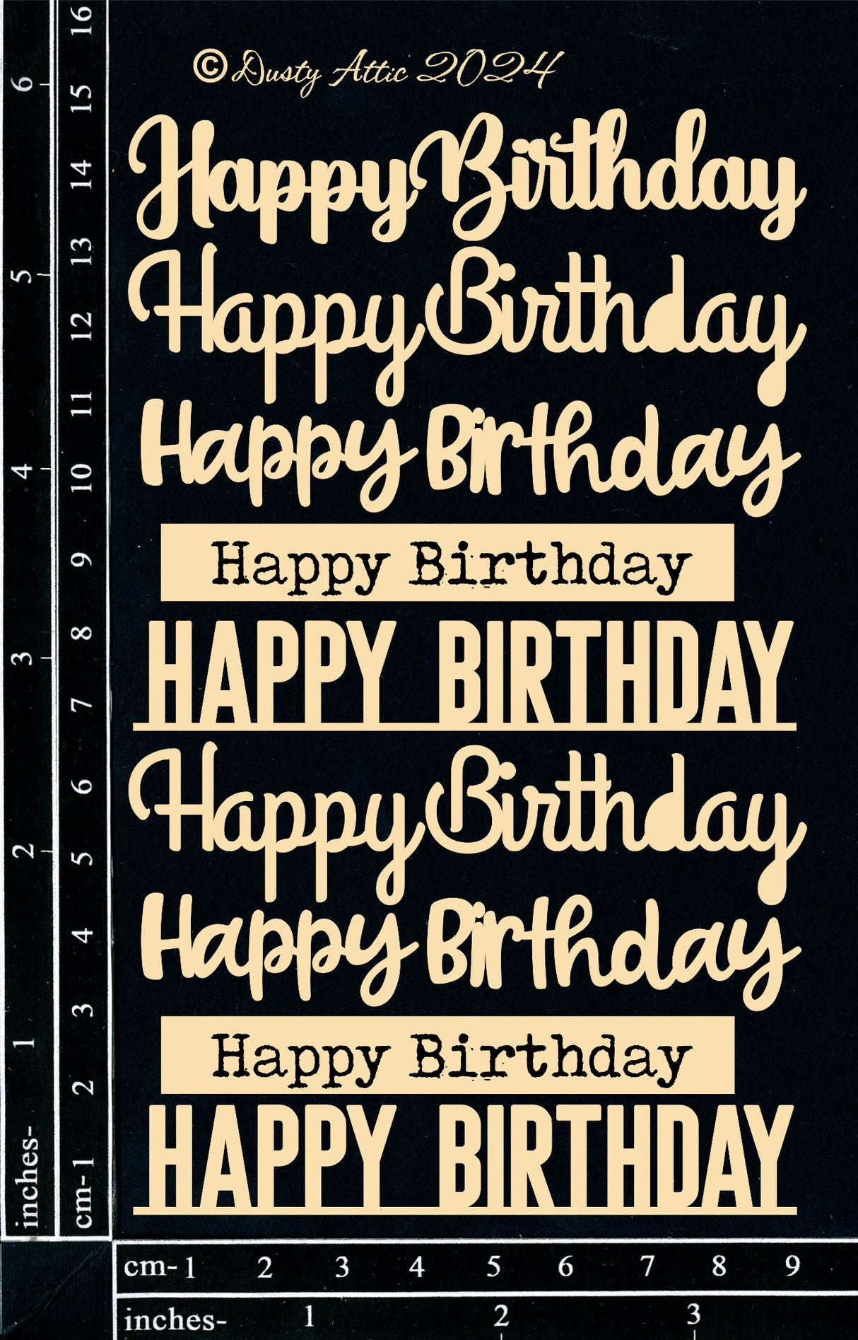 Card Sentiments 5 - Happy Birthday image 0