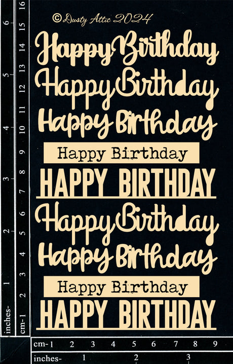 Card Sentiments 5 - Happy Birthday image 0