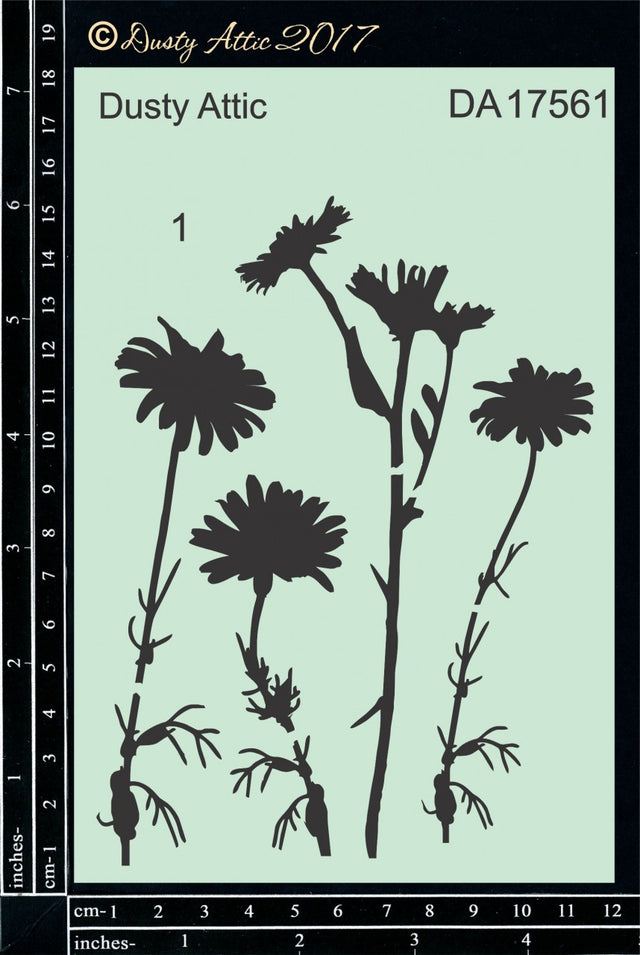 Wildflowers #1 Stencil image 0