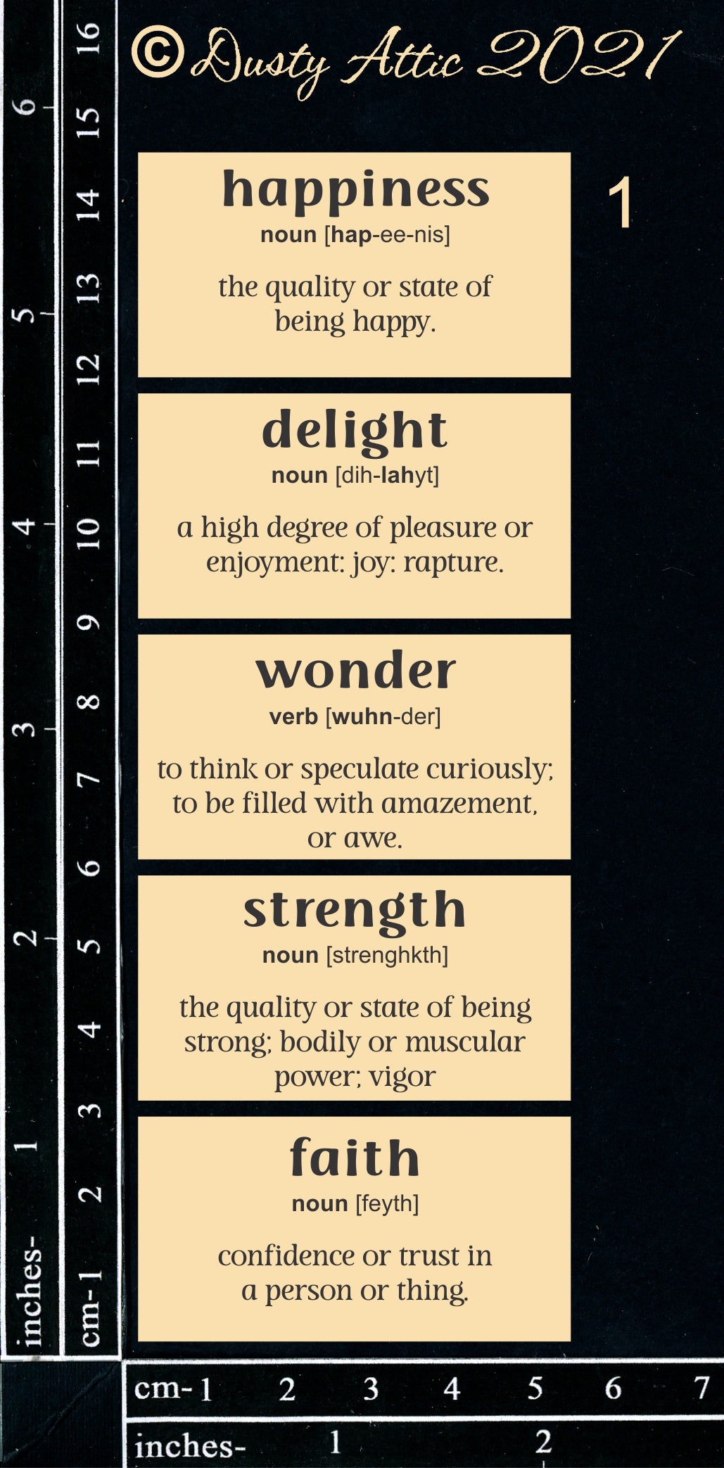 Definitions #1 - Black image 0