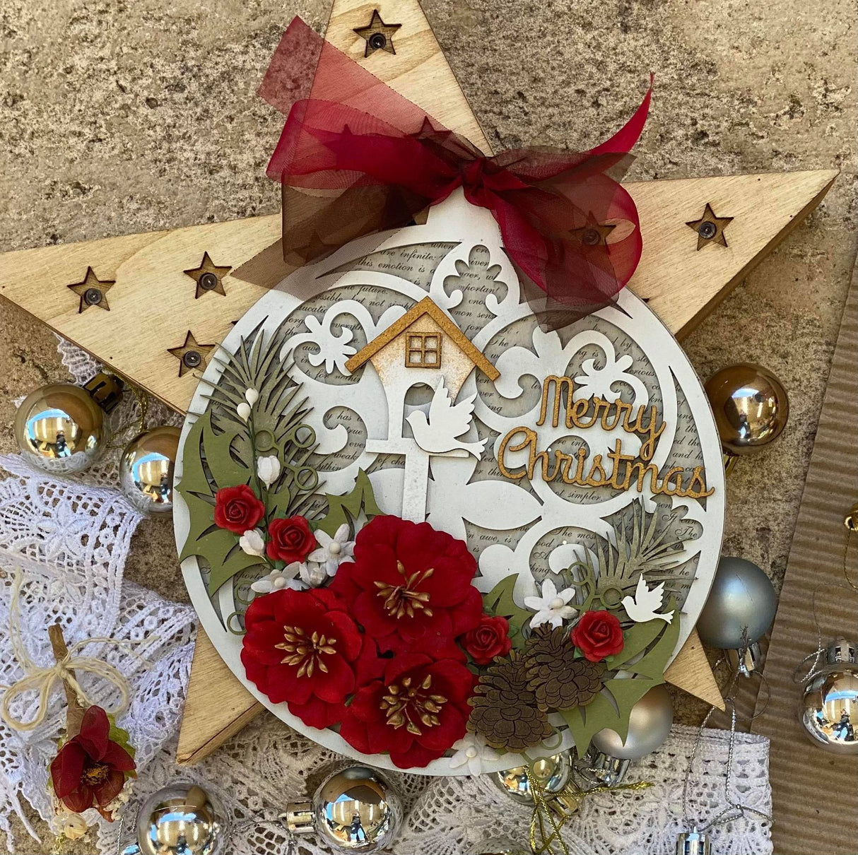 Christmas Baubles - Ornate Large image 1