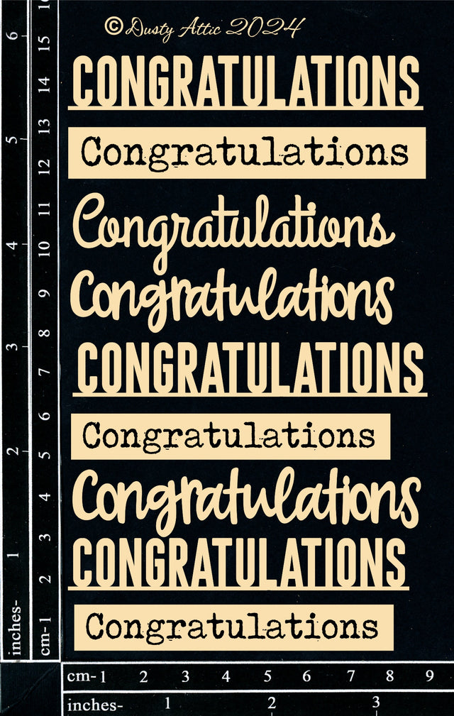 Card Sentiments 4 - Congratulations image 0