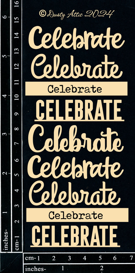 Card Sentiments 10 - Celebrate image 0