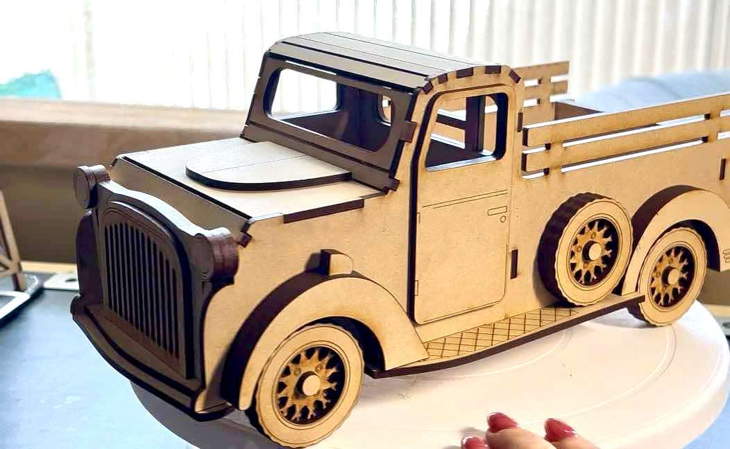 3D MDF Pick Up Truck image 0