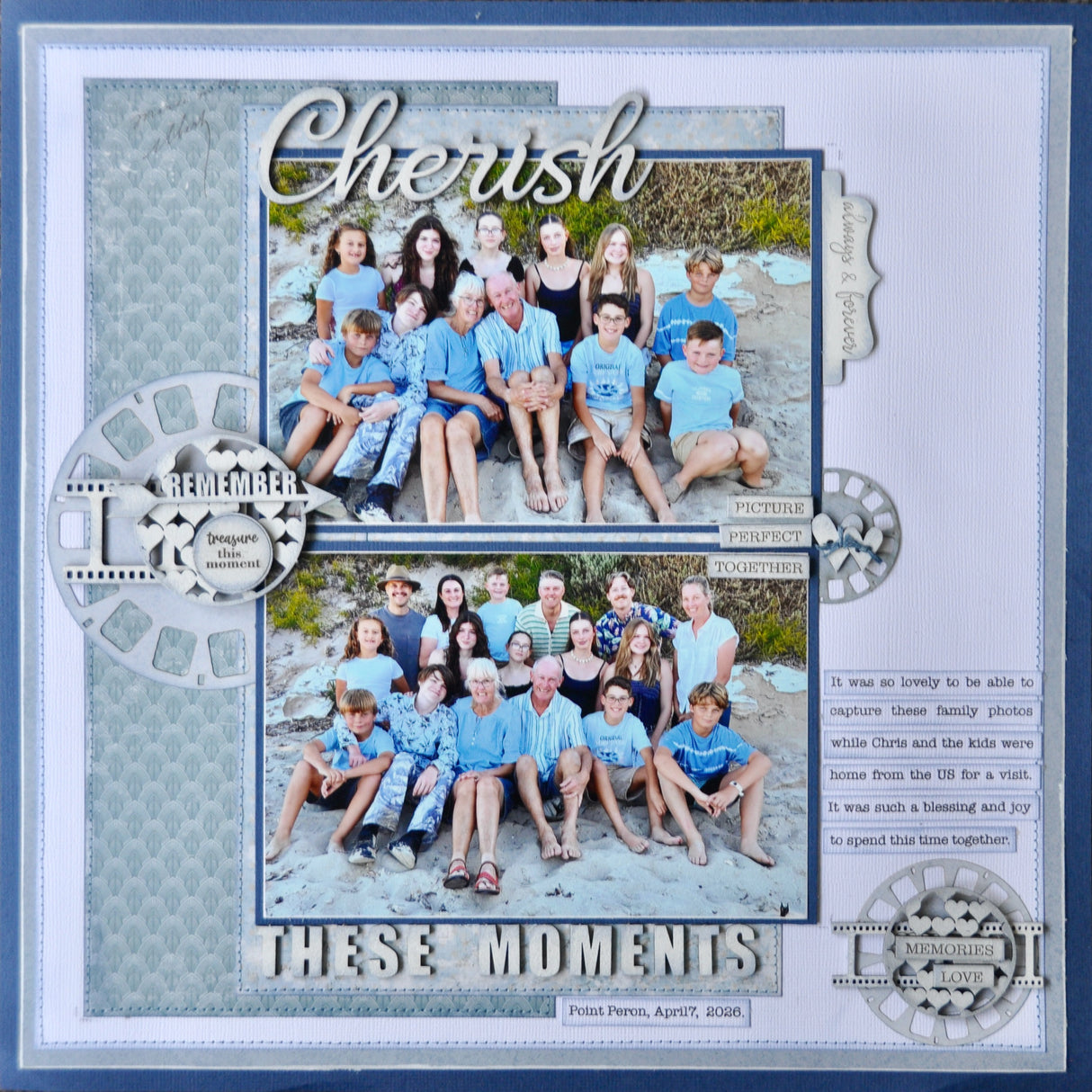 Designer Scrapbooking Kit - Cherish These Moments